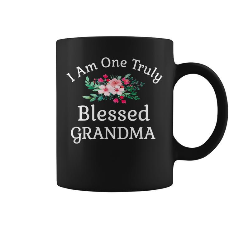 I Am One Truly Blessed Grandma For Grandma Coffee Mug