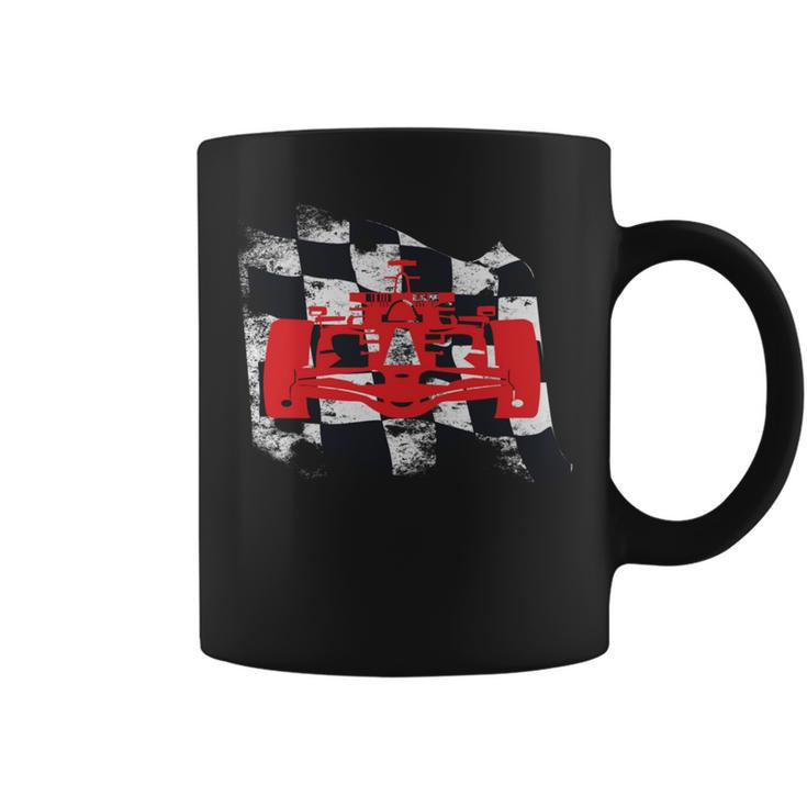 Open Wheel Racing Car Vintage Motor Sport Racing Fan Coffee Mug