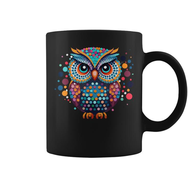 Owl Happy International Dot Day 2024 Polka Dot Kid Coffee Mug