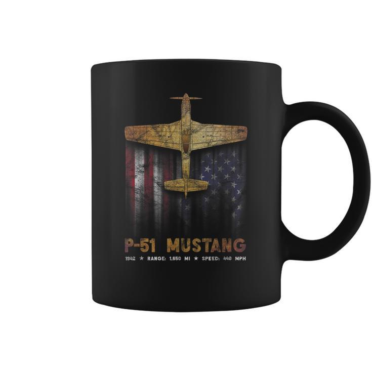 P-51 Mustang Wwii Fighter Plane Coffee Mug