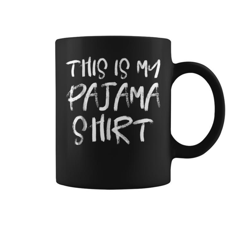This Is My Pajama Quote Pj Family Coffee Mug