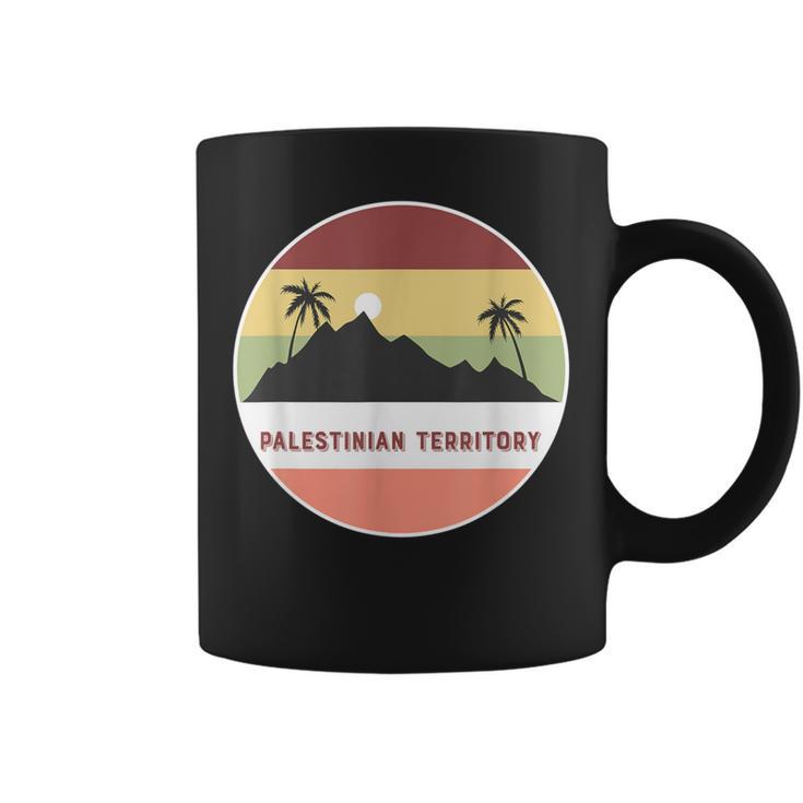 Palestinian Territory Mountain And Palms Coffee Mug