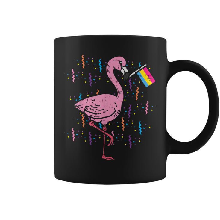 Pansexual Flag Flamingo Lgbt Pan Pride Stuff Animal Coffee Mug