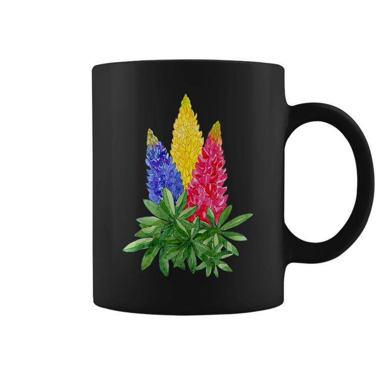 Pansexual Flowers Subtle Pan Queer Pride Month Lgbtq Coffee Mug