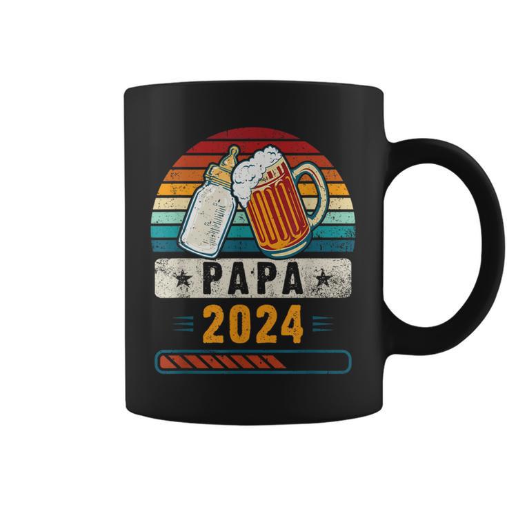 Papa 2024 Babyankündigung Werdender Papa Tassen