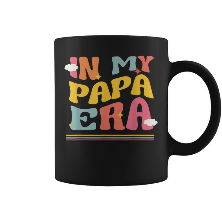 In My Papa Era Father Pun Groovy Dad Matching Family Coffee Mug