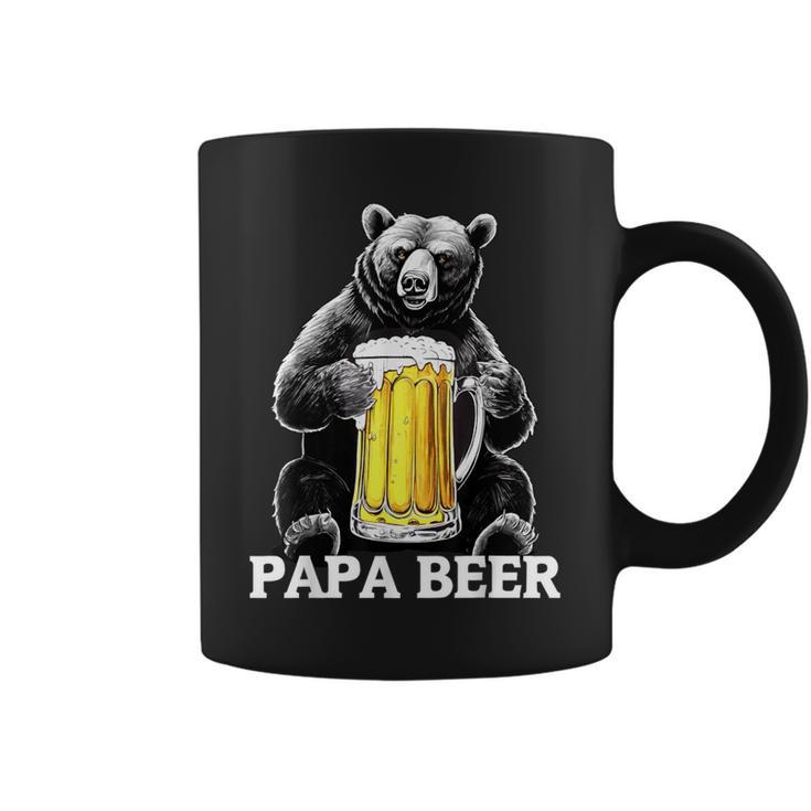 Papa Geschenk Bär Bier Bierglasatertag Lustig Papa Beer Tassen