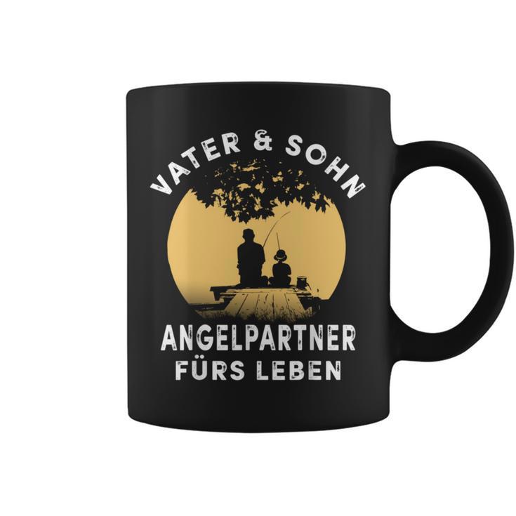 Papa Sohn Angler Geschenkater Sohn Angelpartner Angeln Tassen