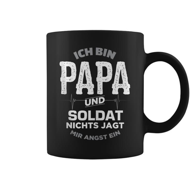 Papa Und Soldat Für Freund Mann Armee Bundeswehr Tassen