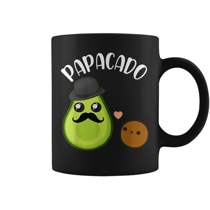 Papacado Papa Avocado Lover Matching Dad Father's Day Coffee Mug