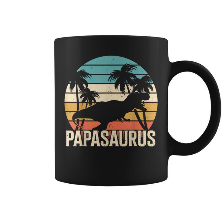 Papasaurus T-Rex Papa Dad Dino Dinosaur Tassen