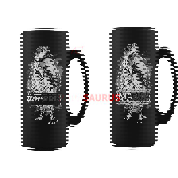Papasaurus T Rex Papa Saurus Dinosaur Grandpa Dino Taza de café