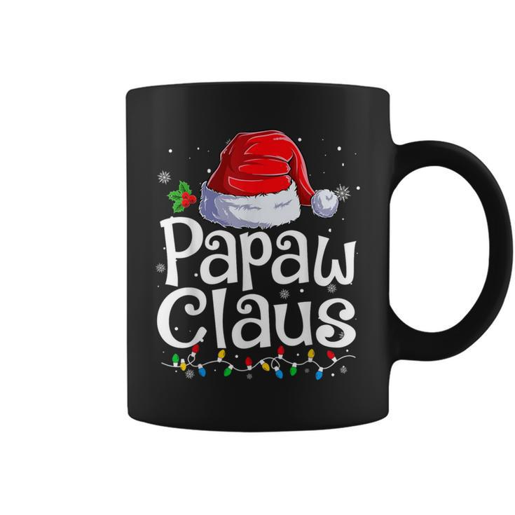 Papaw Claus Xmas Santa Matching Family Christmas Pajamas Coffee Mug