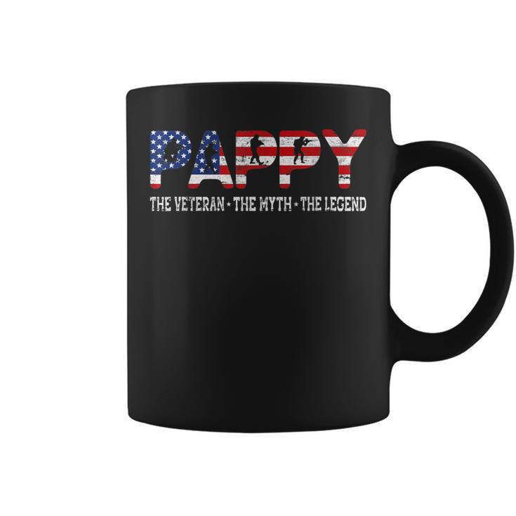 Pappy Veteran Myth Legend Outfit Cool Father's Day Coffee Mug