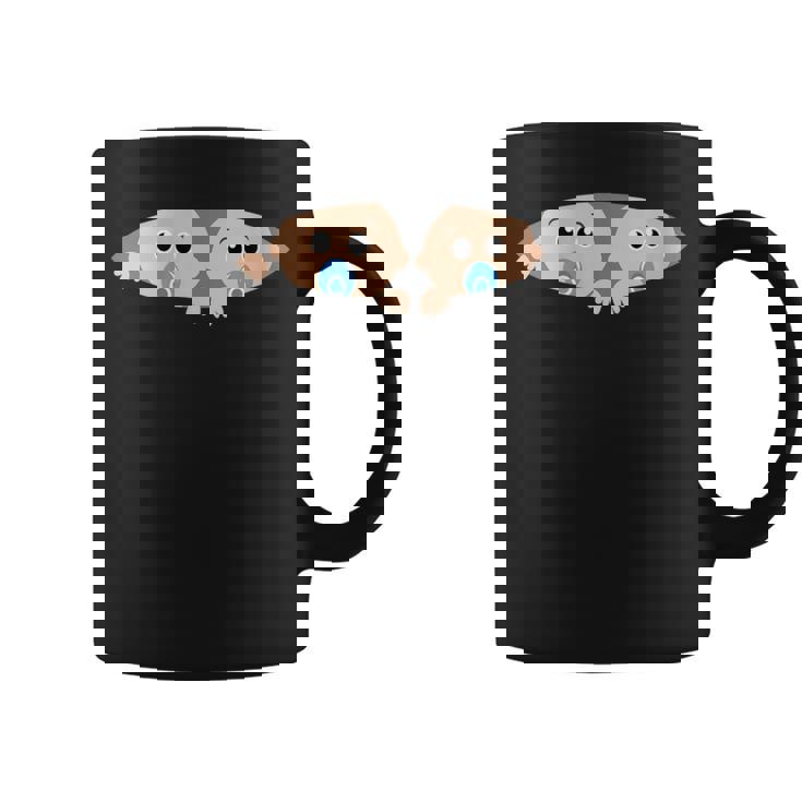 Para La Embarazada Con Gemelos Embarazo Divertido Cuello Taza de café
