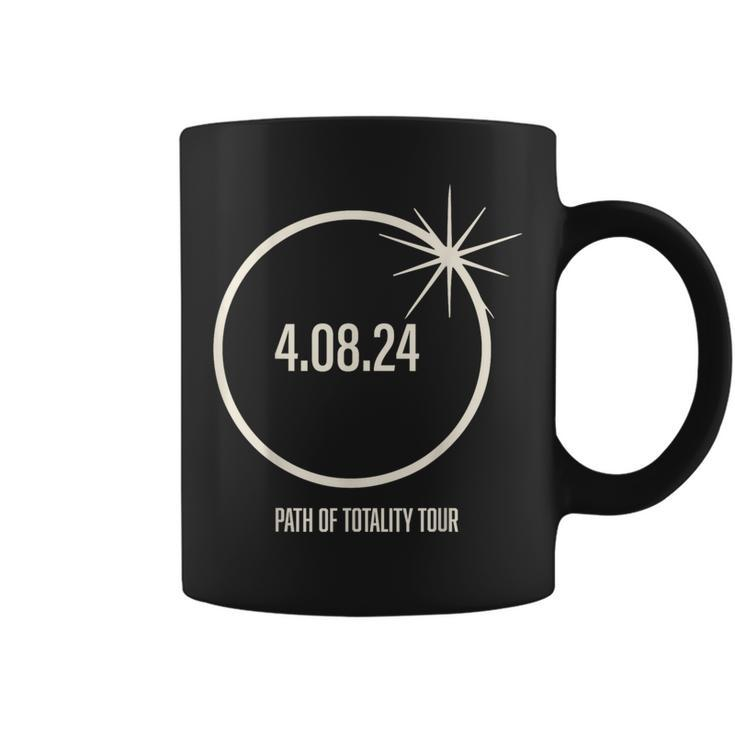 Path Of Totality Tour Minimalistic Solar Eclipse Coffee Mug