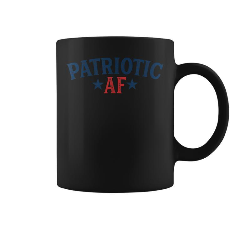 Patriotic Af 4Th Of July Graphic Novelty T Women Coffee Mug
