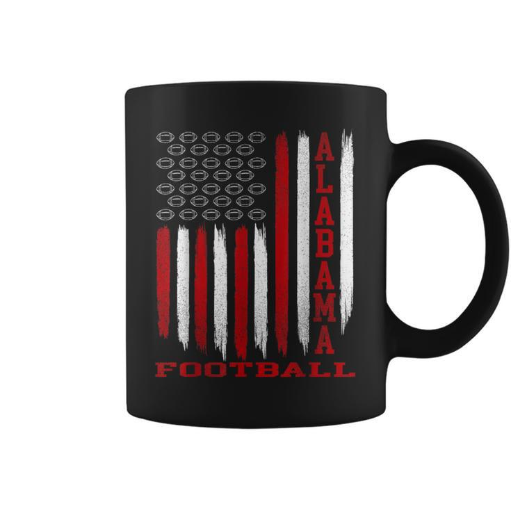 Patriotic Usa Flag Alabama Football Season Party Coffee Mug
