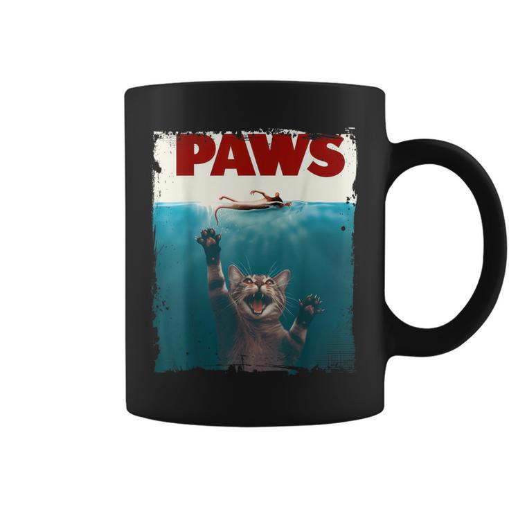 Paws Kitten Meow Parody Cat Lover Cute Cat Coffee Mug