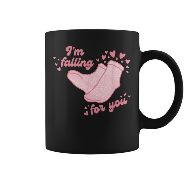 Pct Valentine's Day Cna Fall Risk Falling For You Healthcare Coffee Mug