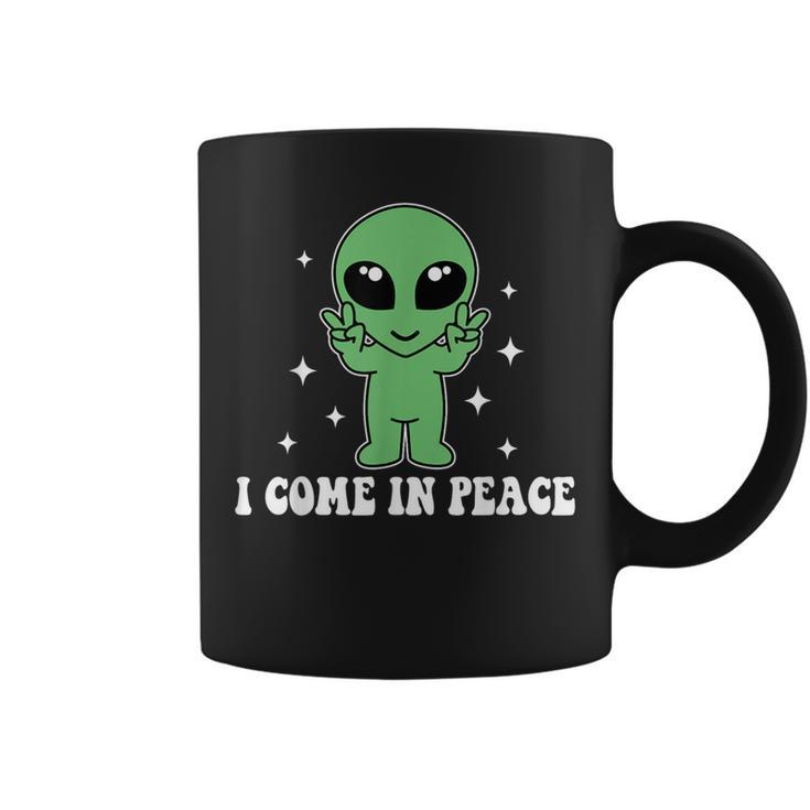 I Come In Peace Alien Couples Matching Valentine's Day Coffee Mug