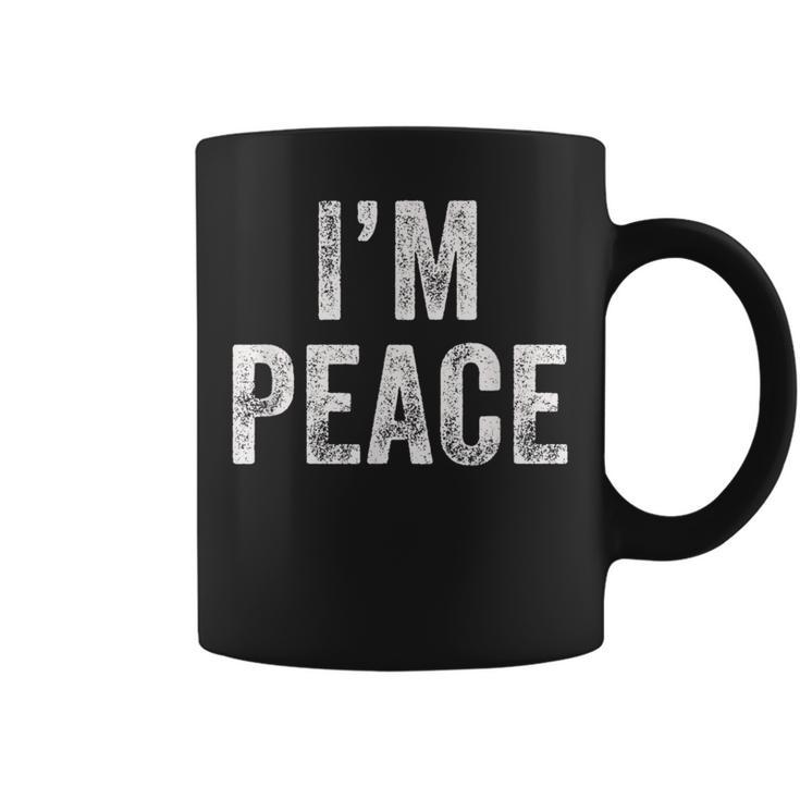 I Come In Peace I'm Peace Matching Couple Lovers Coffee Mug