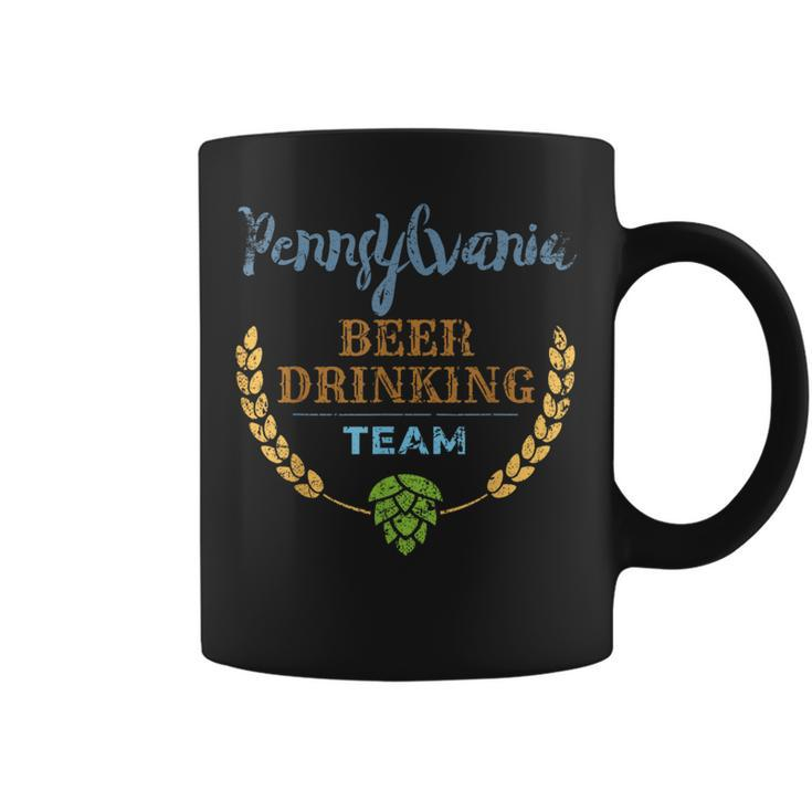 Pennsylvania Beer Drinking Team Vintage Style Coffee Mug
