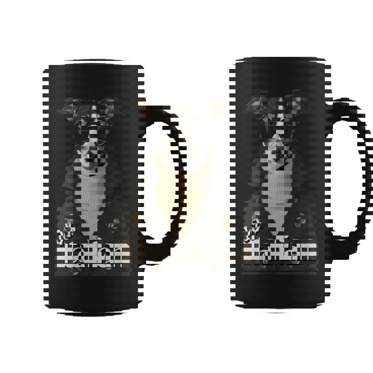 Perro Galgo 100 Estilo Italiano Chic Fashion Fashionista Cuello Taza de café