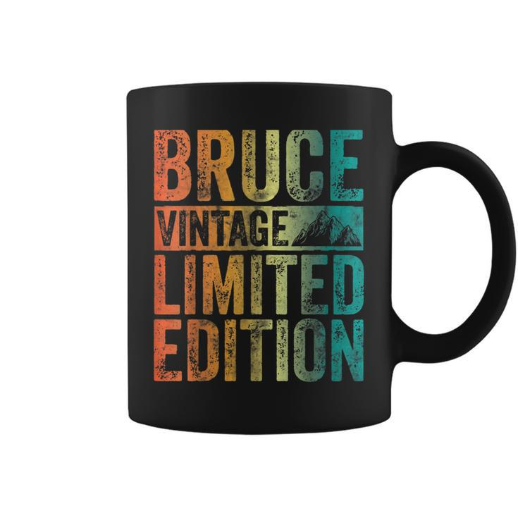 Personalized Name Bruce Vintage Limited Edition Coffee Mug