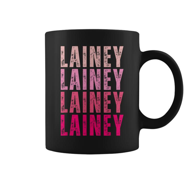Personalized Name Lainey I Love Lainey Vintage Coffee Mug