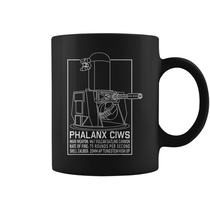 Phalanx Ciws Us Navy Ship Defense Schematic Blueprint Coffee Mug