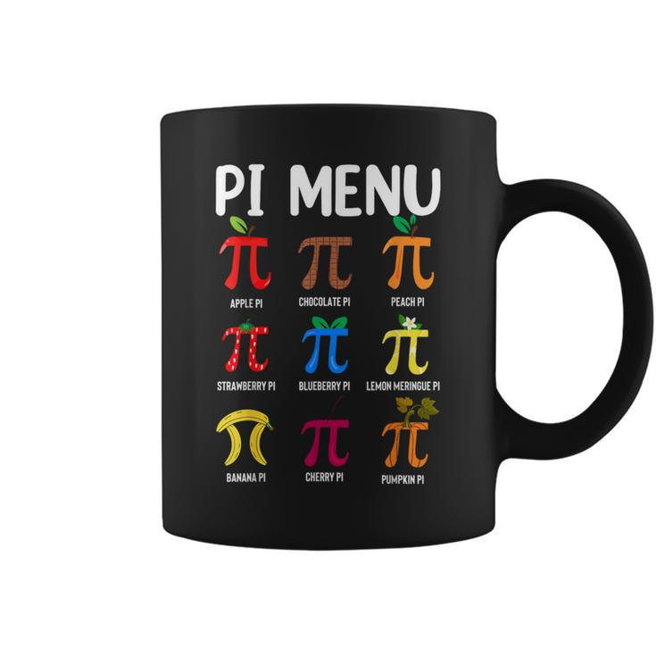 Pi Menu 314 Pi Symbol Math Teacher Happy Pi Day Coffee Mug