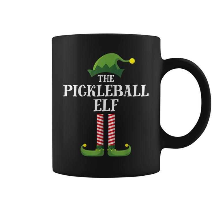 Pickelball Elf Matching Family Group Christmas Elf Coffee Mug