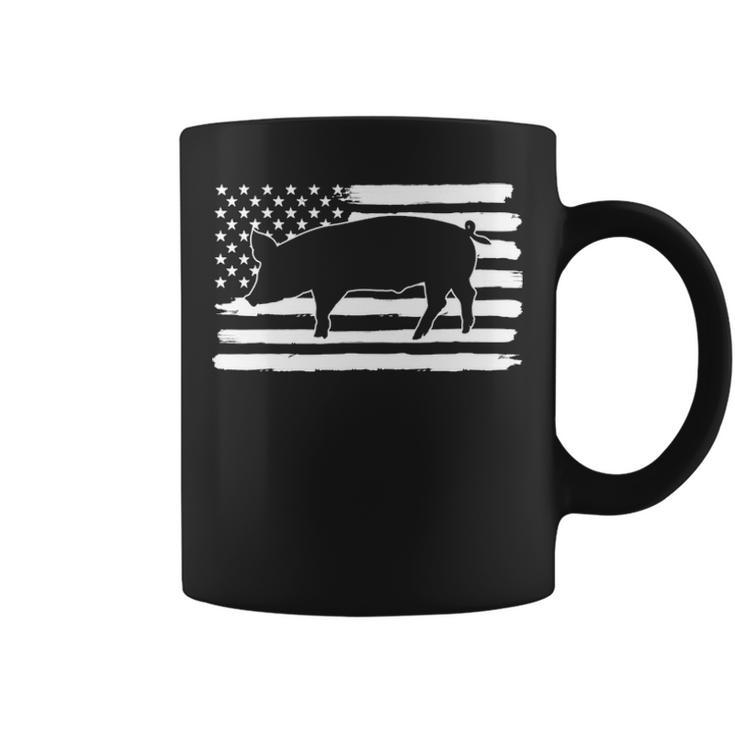 Pig 4Th Of July Usa Flag Us America Coffee Mug
