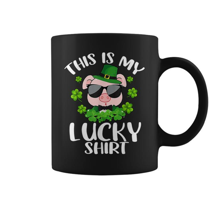 Pig Leprechaun Hat St Patrick's Day This Is My Lucky Coffee Mug