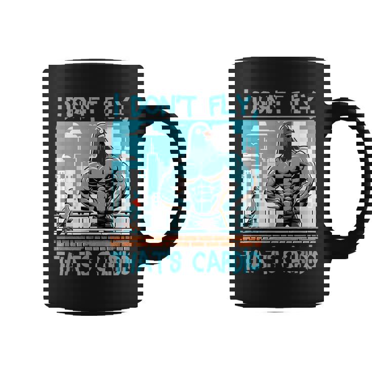 Pigeon Workout Bodybuilding Fitness Gym Muscle Coffee Mug