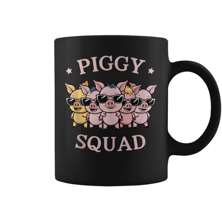 Piggy Squad Cute Pig Farmer Animal Lovers Pigg Farm Coffee Mug