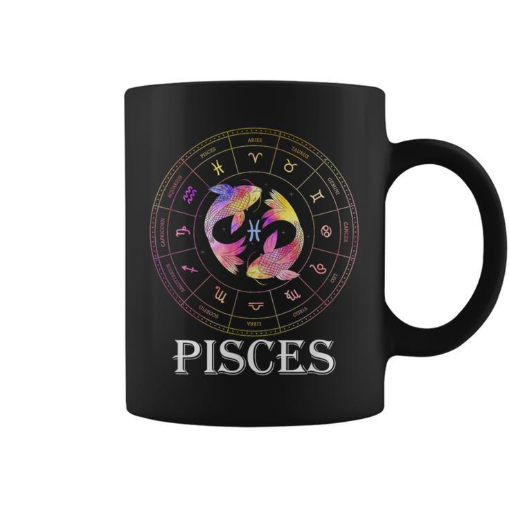 Pisces Horoscope Zodiac Sign February & March Birthday Coffee Mug