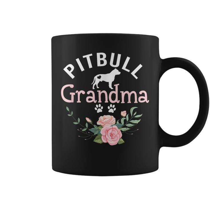 Pitbull Grandma Mom Pitbull Dog Lover Christmas Coffee Mug