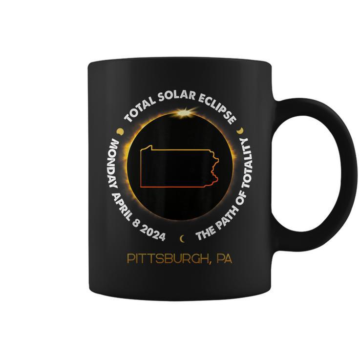 Pittsburgh Pennsylvania Total Solar Eclipse 2024 Coffee Mug