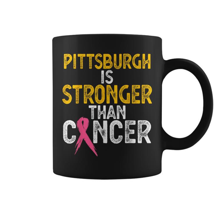 Pittsburgh Is Stronger Than Cancer Women Coffee Mug