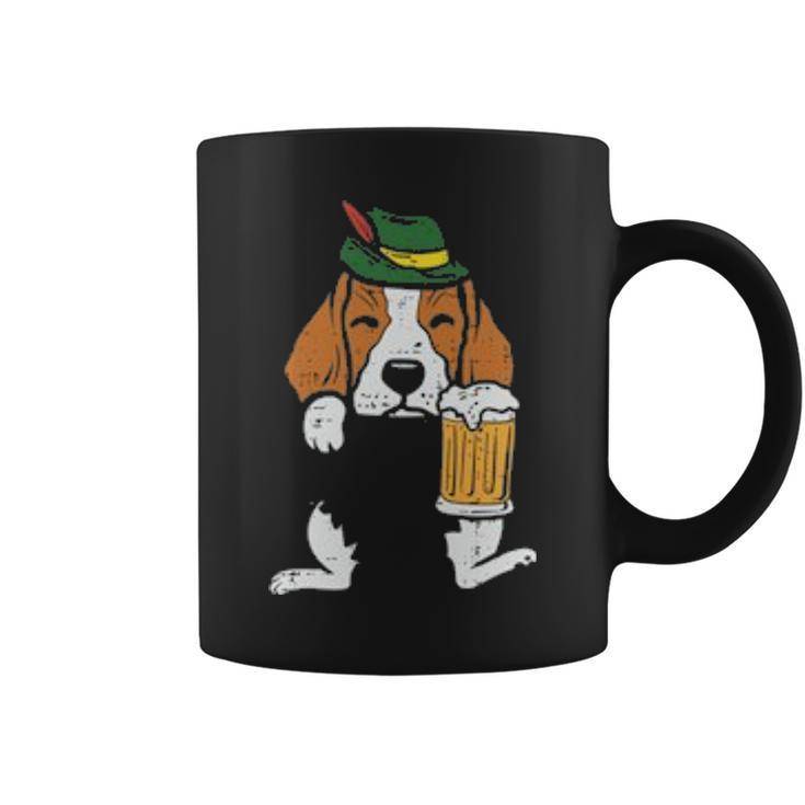 Pocket German Beagle Feet Oktoberfest Bavarian Dog Coffee Mug