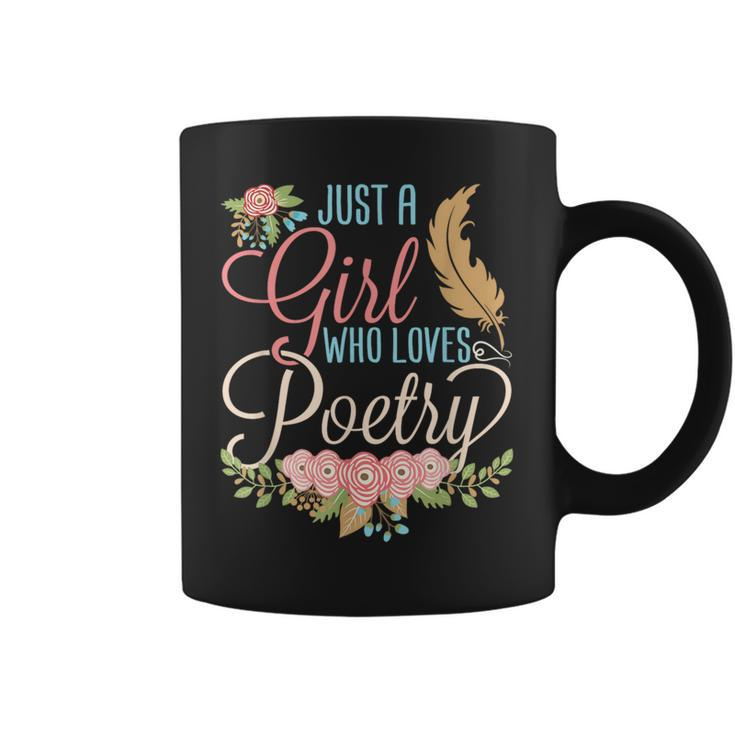 Poetry Poet Poem Lover Writer Reader Month Girls Coffee Mug