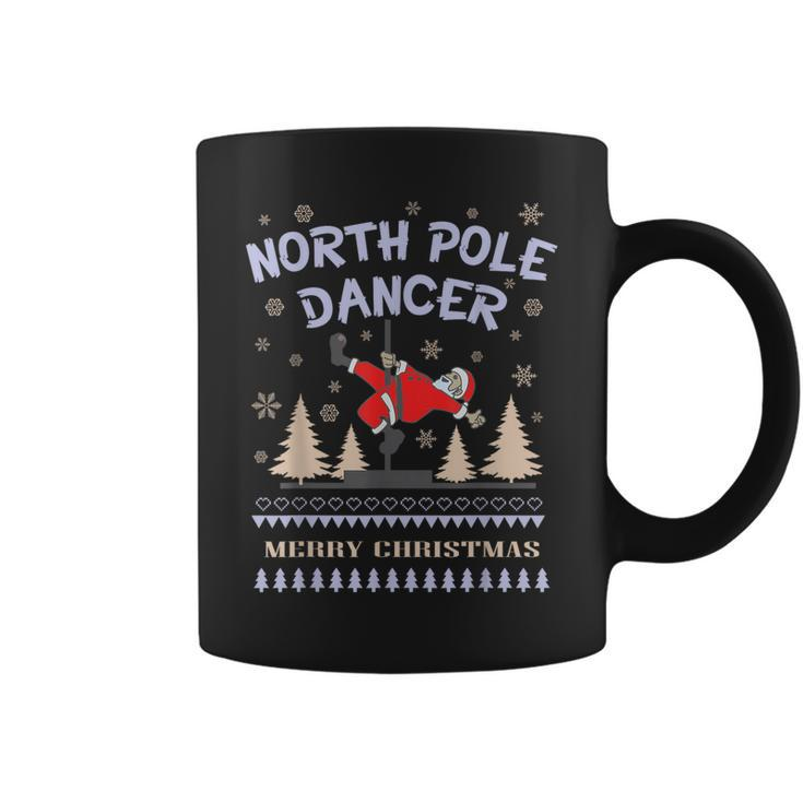 Pole Dance Santa Claus North Pole Dancer Coffee Mug