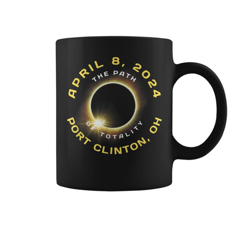 Port Clinton Ohio Solar Eclipse Totality April 8 2024 Coffee Mug