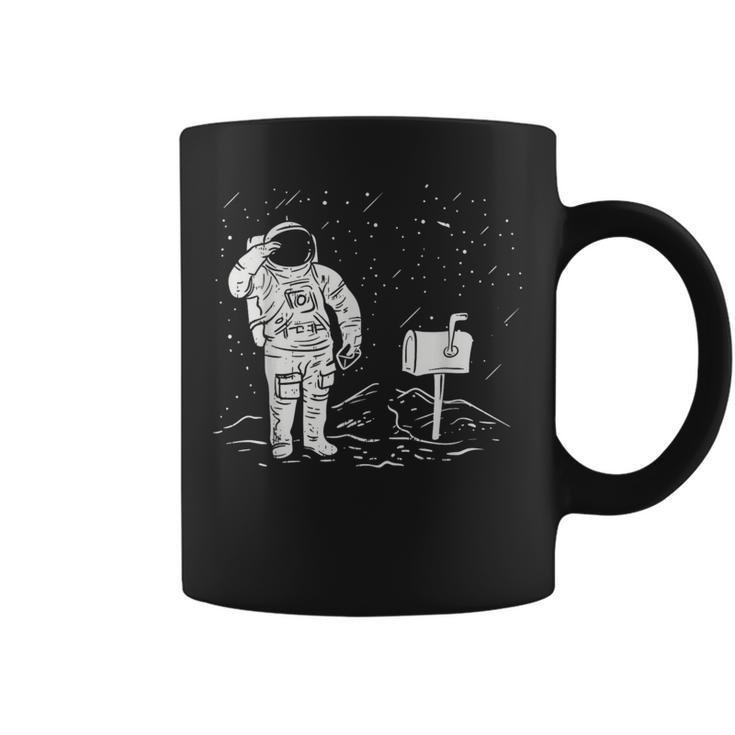 Postal Worker For Delivery Mailman Astronaut Coffee Mug