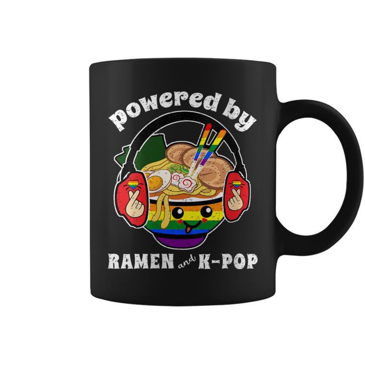 Powered By Ramen And Kpop Lgbt Gay Pride Month Ally Lgbtq Coffee Mug