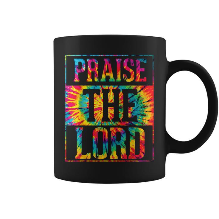 Praise The Lord Christian Faith Tie Dye Cute Christianity Coffee Mug