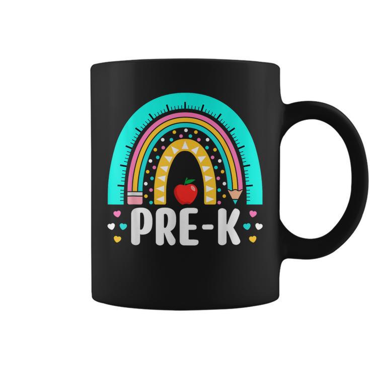 Pre-K Rainbow Teacher Team Pre-K Squad Toddler Girl Boy Coffee Mug