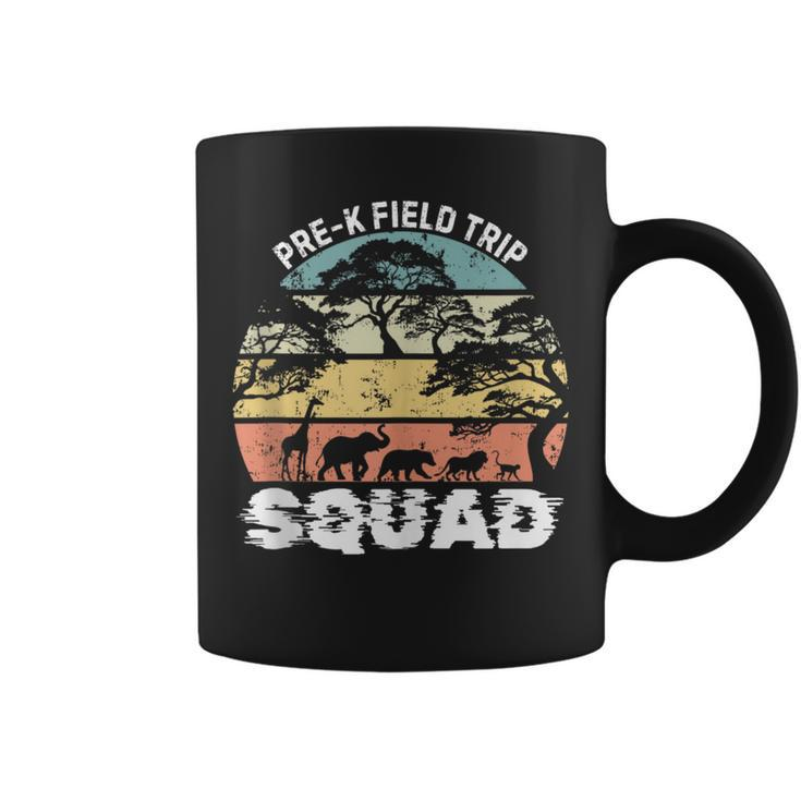Pre-K School Zoo Field Trip Squad Jungle Safari Animal Coffee Mug
